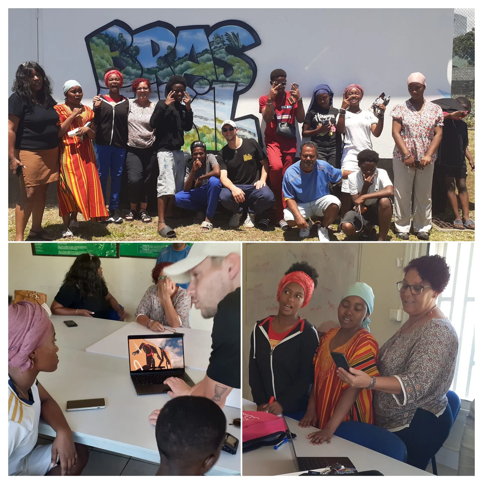 À Bras-Fusil (La Réunion), les jeunes créent “Batman d’kèr”