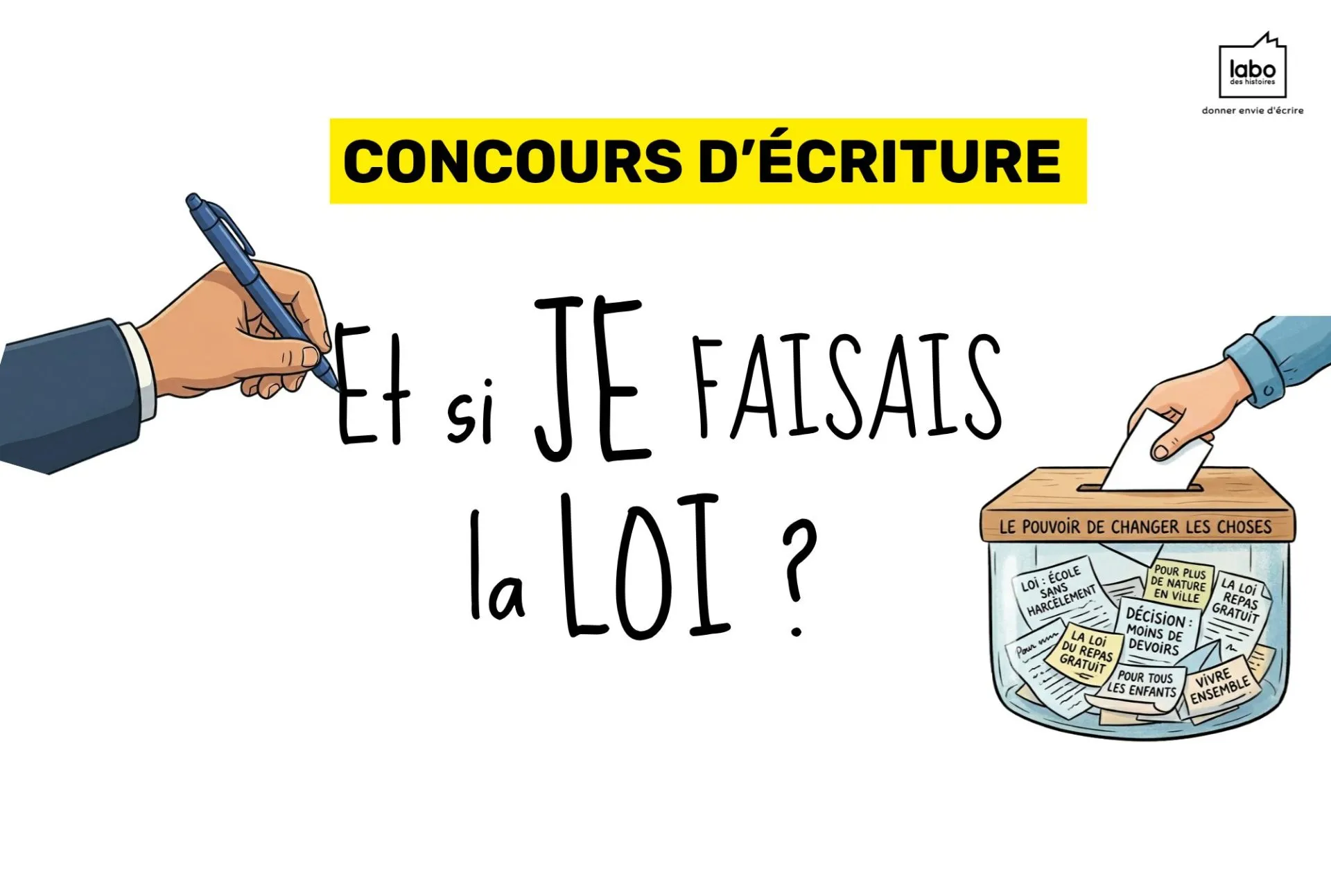 Participe au concours d'écriture créative 