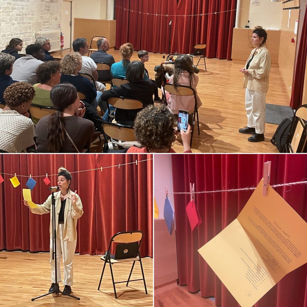 La restitution du projet "Récits vivants" à Niort