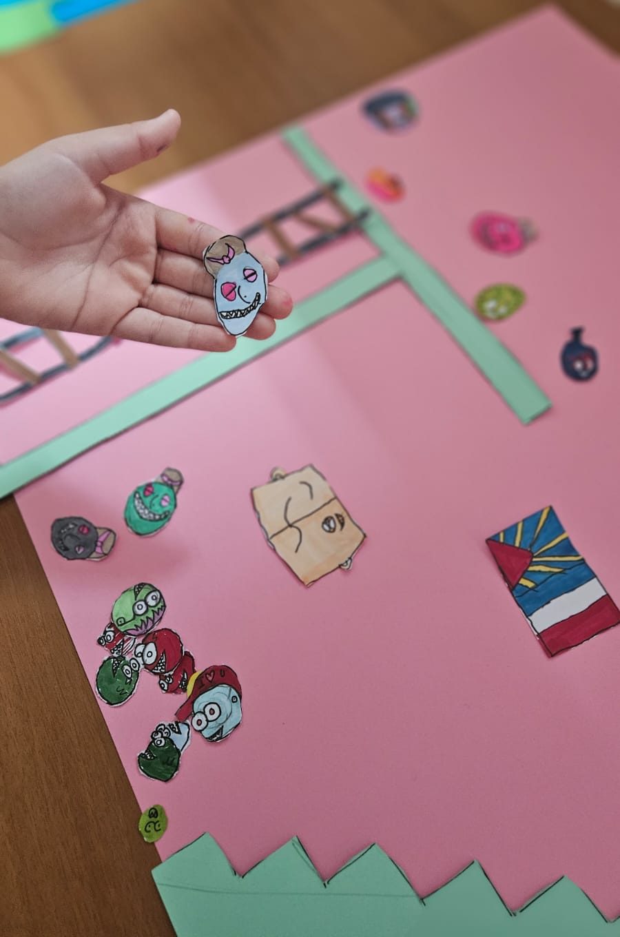 Détails de créations des enfants